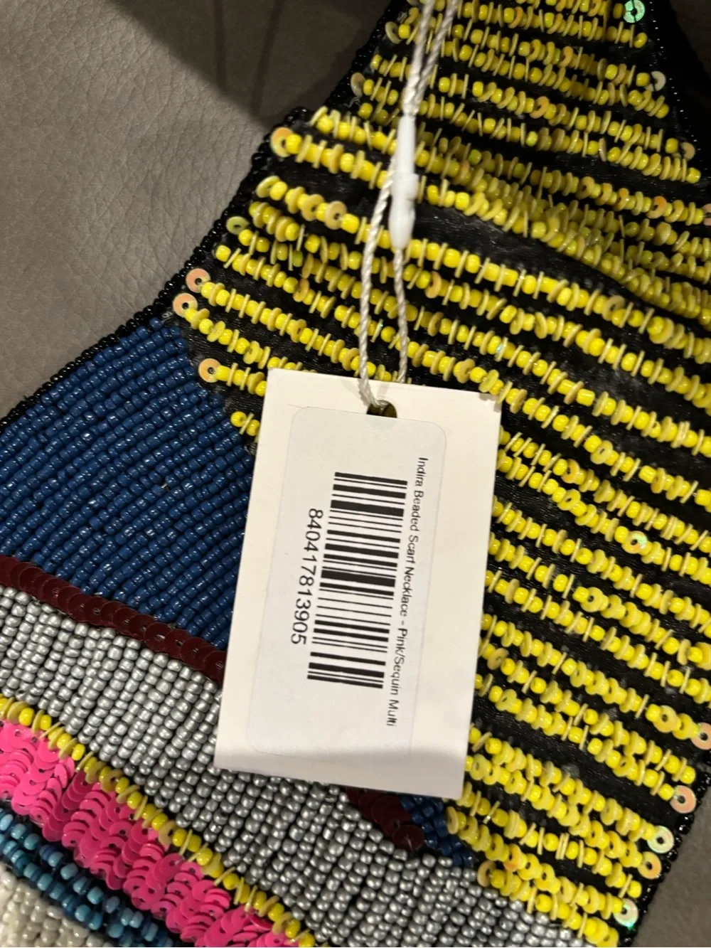 Bundle Sassy Jones Necklace and Beaded Multicolor Bag - Vibrant Pattern (New) - Picture 5 of 10